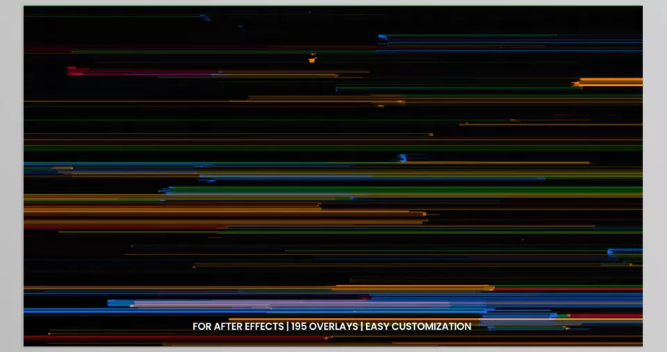 Videohive - Overlays for After Effects - Easily customize every detail to match your creative vision in just a few clicks.
