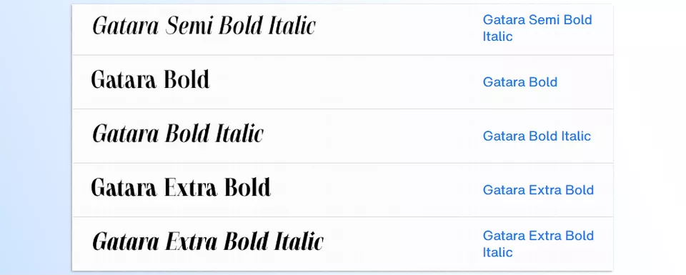 Gatara Font Family - Crafted for headlines, perfected for storytelling.