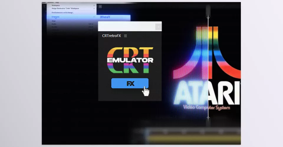 CRT Retro for Premiere Pro and AE - Turn your footage into a vintage broadcast with just one drag and drop.