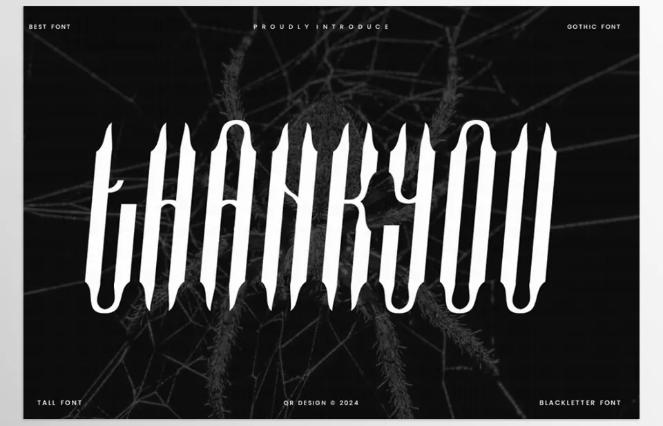 Hardcoran Artdeco and Blackletter - Perfect for creating standout branding materials.