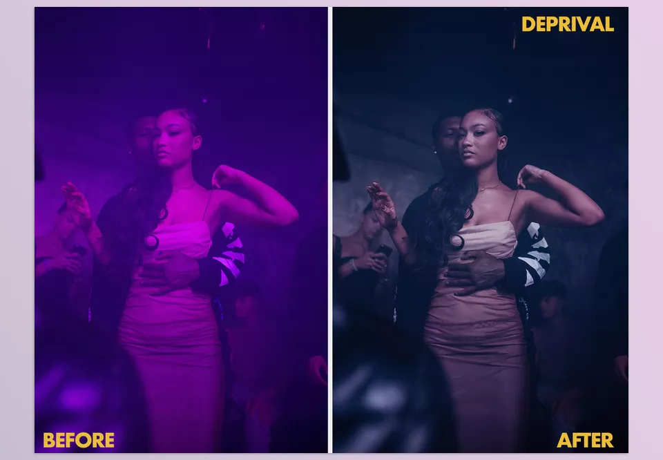 Night Presets Vol III - Transform your blue-toned photos with a touch of heat and vibrancy.