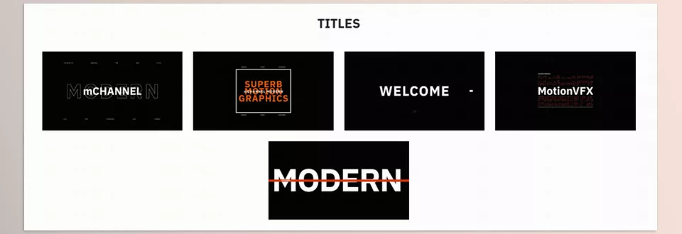 mChannel Modern DVR - Give your channel the latest stylish graphics and make it stand out.