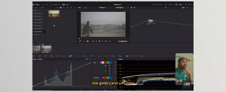Roninxvi Powergrade - Transform your footage into a masterpiece effortlessly.