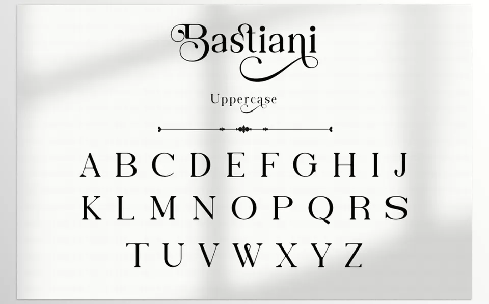 Bastiani Modern Font - Best with upscale branding and other creative projects, the font’s style and readability are hard to beat.
