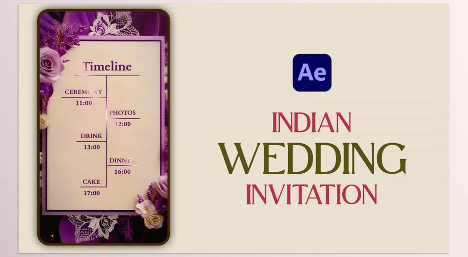 Videohive - Wedding Invitation - Best for sharing the love story with family and friends.