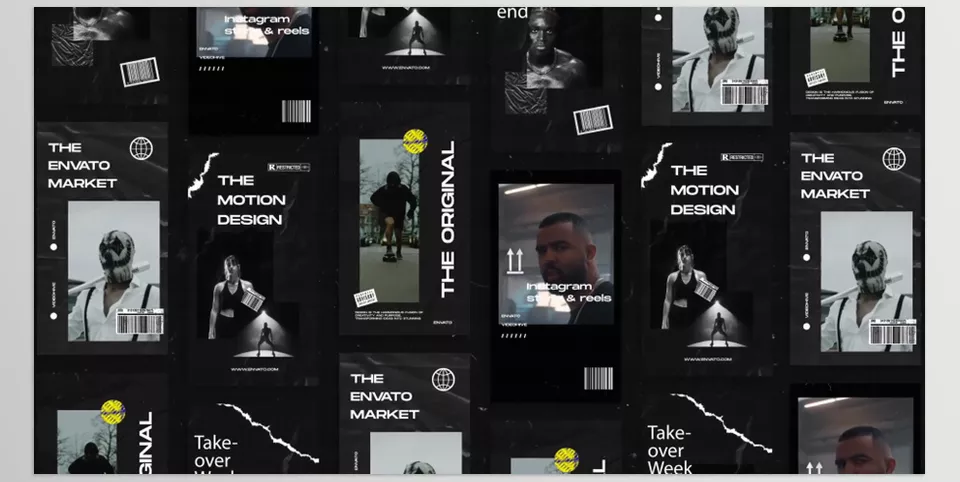 Grunge Instagram Stories Collection 25in1 - Inspire innovative designs without any difficulty.
