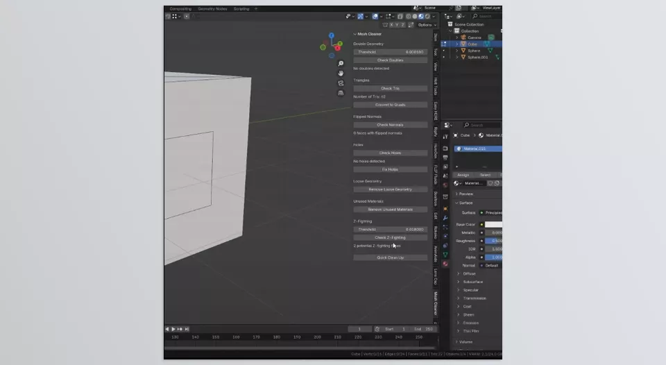 Forget all the geometry cleaning problems. 