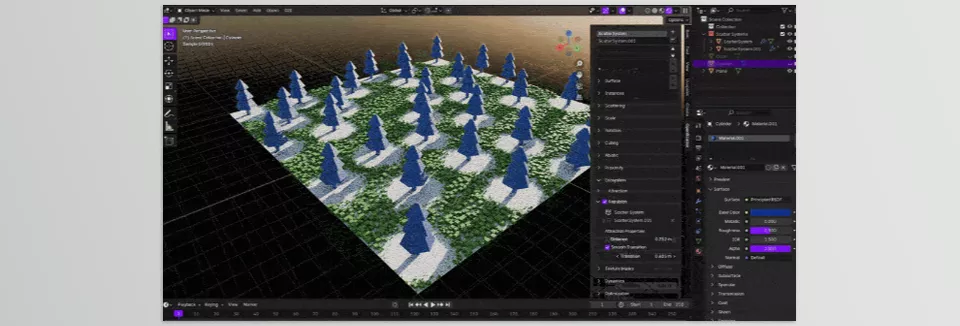 Openscatter - Advanced dynamic animation tools for natural effects.