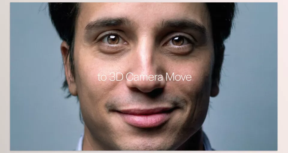 Face 3D Horizontal Camera Animator - Customized 3D control with a language-independent controller provides creative space in new dimensions.