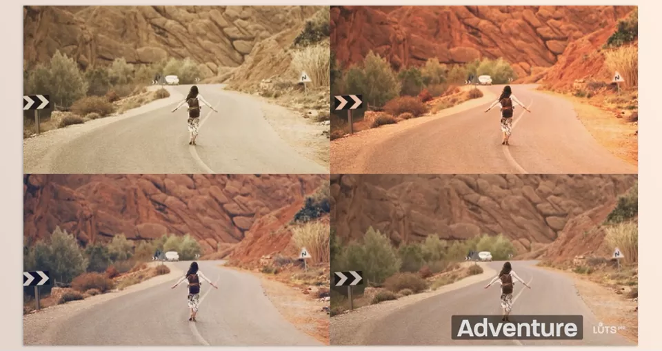 LUTs Pro Professional Color Grading Pack with 500 LUTs For Davinci Resolve - Relive the nostalgia with filmic vintage warmth tones.