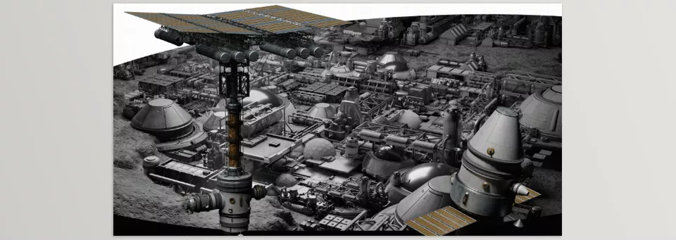 Starforge Nexus Spacestation Kitbash Greeble Assets - Endless possibilities for design from classic colonized stations to complex colonies, each showcasing unrivaled creativity.