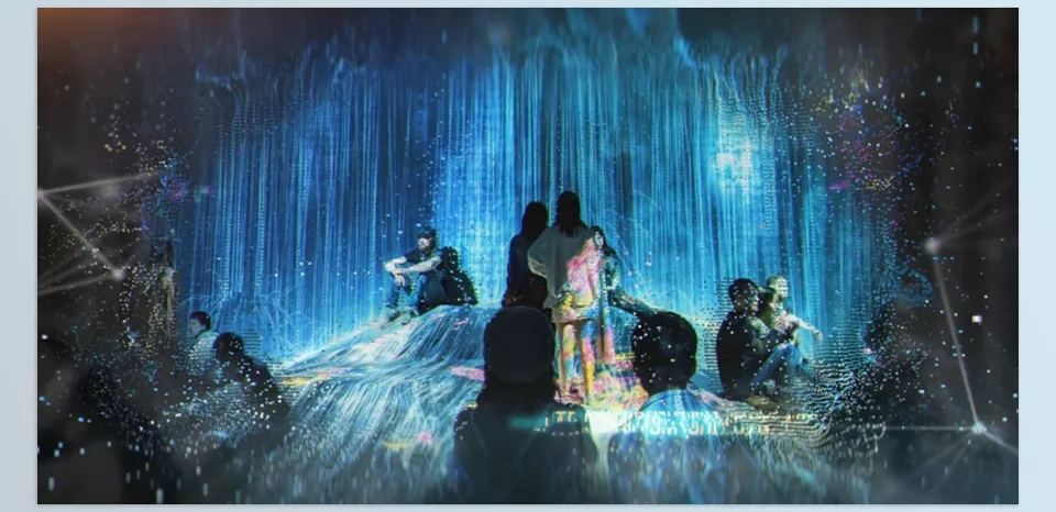 Digital Slideshow Opener - Custom smoothing as well as digitally, almost electronically themed abstract innovations serve as visual aids.
