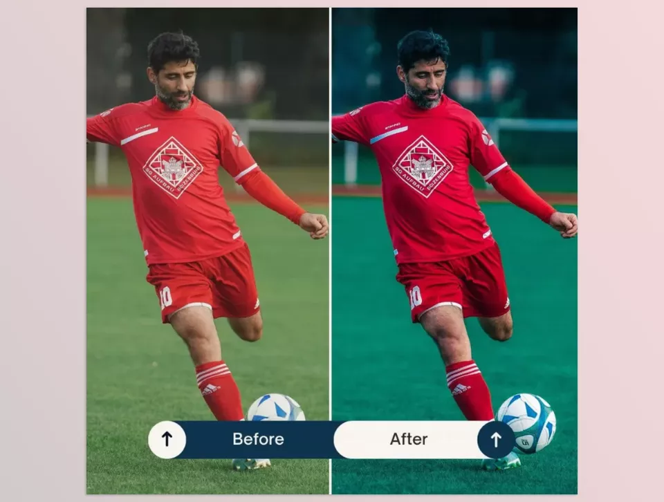FootBall Lightroom Presets and Luts Collection - Relive every moment from the vibrant colors as the atmosphere of the game, coupled with powerful contrasts, makes everything look unforgettable.