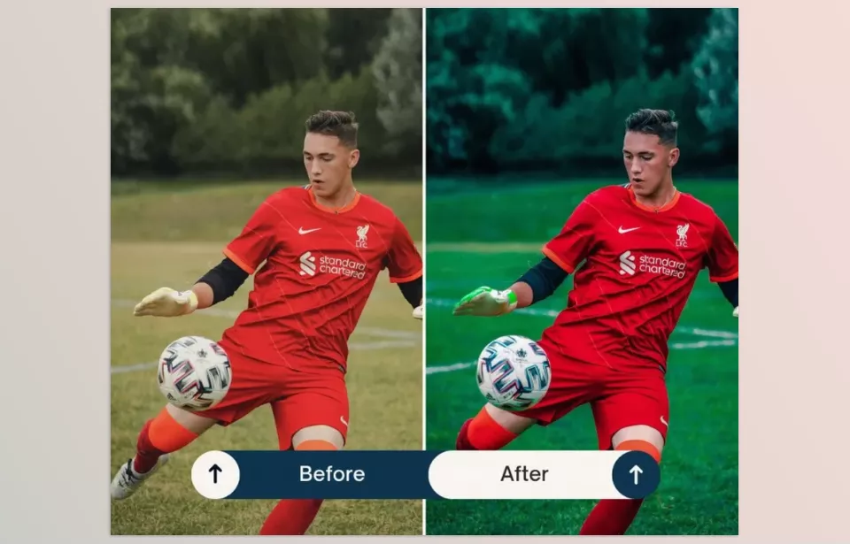 FootBall Lightroom Presets and Luts Collection - Change the perception of your football pictures by using presets designed to enhance the sharpness and intensity of every play.