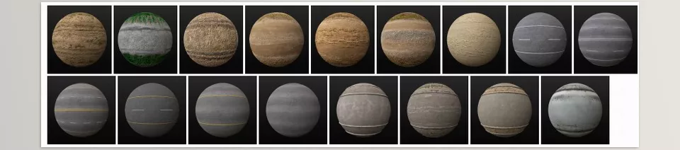 Arnold Road and Pavement Materials for Cinema 4D - Any scene centimeter perfect without seams.