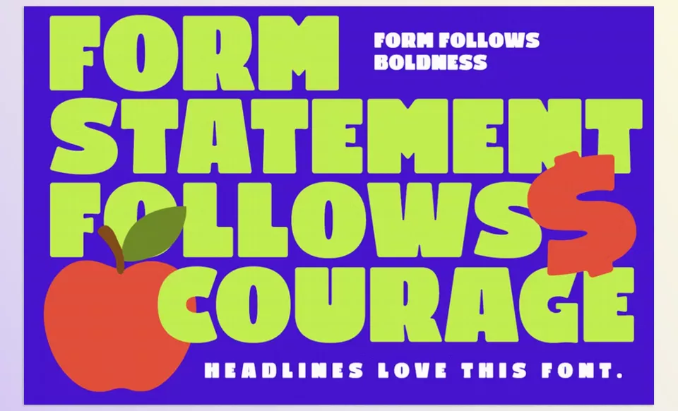 Bloxie Bold Display Font - Remember, design is not limited to boldness and strength; finesse plays an equal part too.