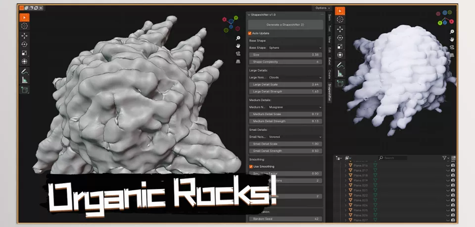 Shapeshifter Addon For Blender - Create without limits.