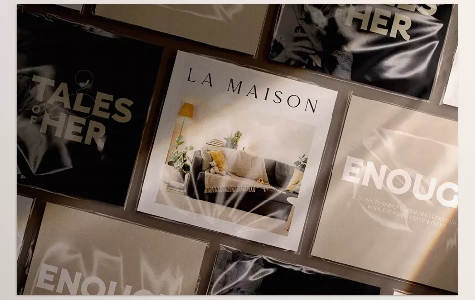 Esquie from serif to sans typeface - From luxury branding to editorial design, Esquie’s blend of serif and sans serif in all-caps typography fits them all.