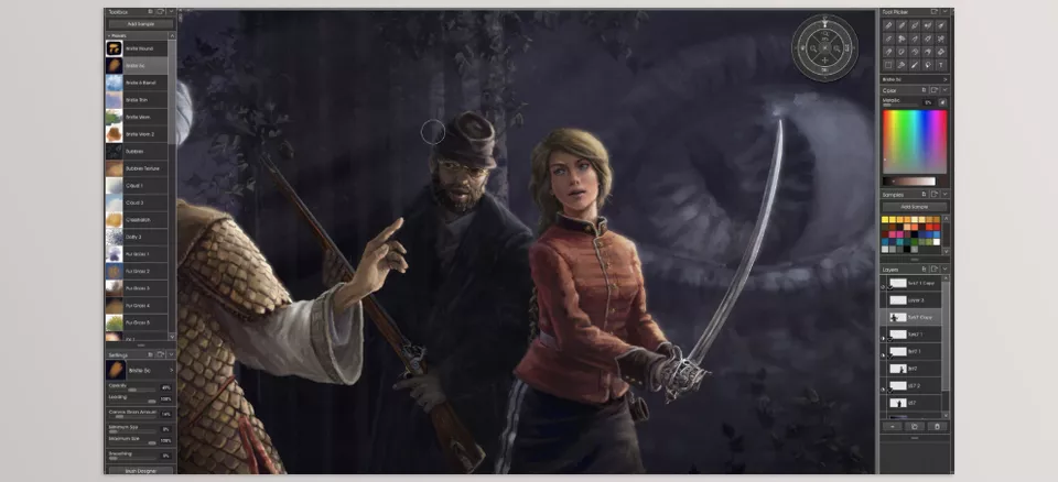 Microsoft - ArtRage Vitae - Natural tools give you the ability to paint with unlimited creativity.
