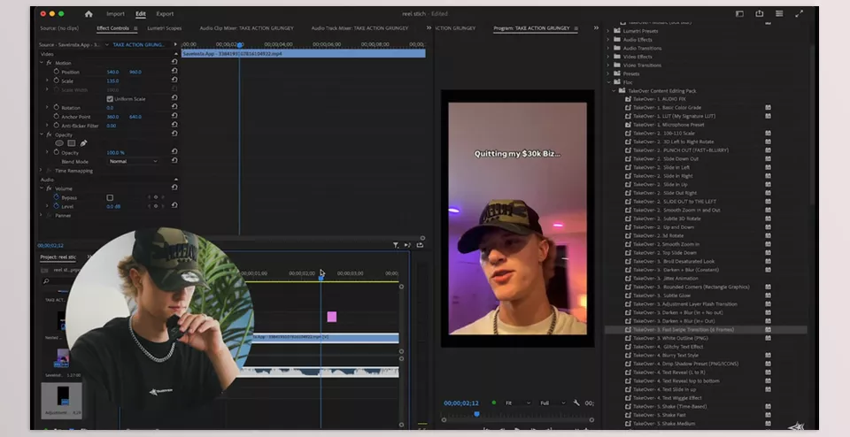 Essential Movement FX - Pre-sets can help save time and improve your creative work.