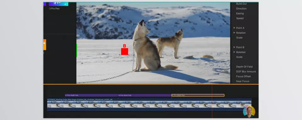 Pro Zooms For Final Cut Pro - Fluid camera movements are easily achieved for dynamic storytelling.