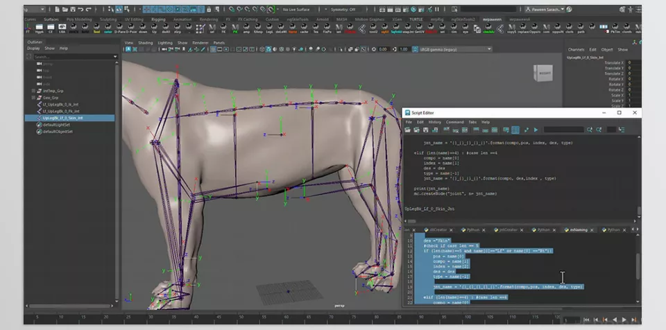 Creating a Quadruped Rig For Production - Improve the quality of your rigs with this professional guide to creating quadruped rigs.