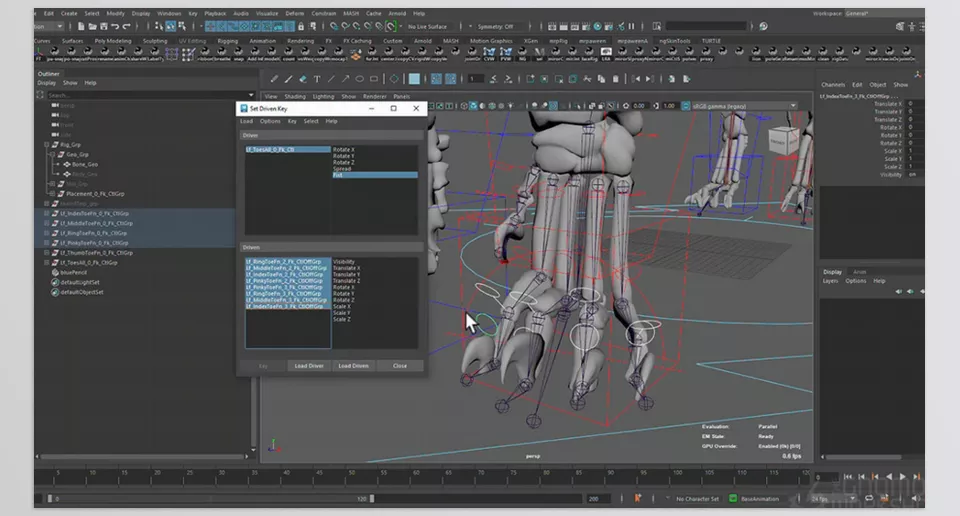 Creating a Quadruped Rig For Production - This workshop begins from the basics and works through the creation of the final main-body rigs in a step-by-step process.