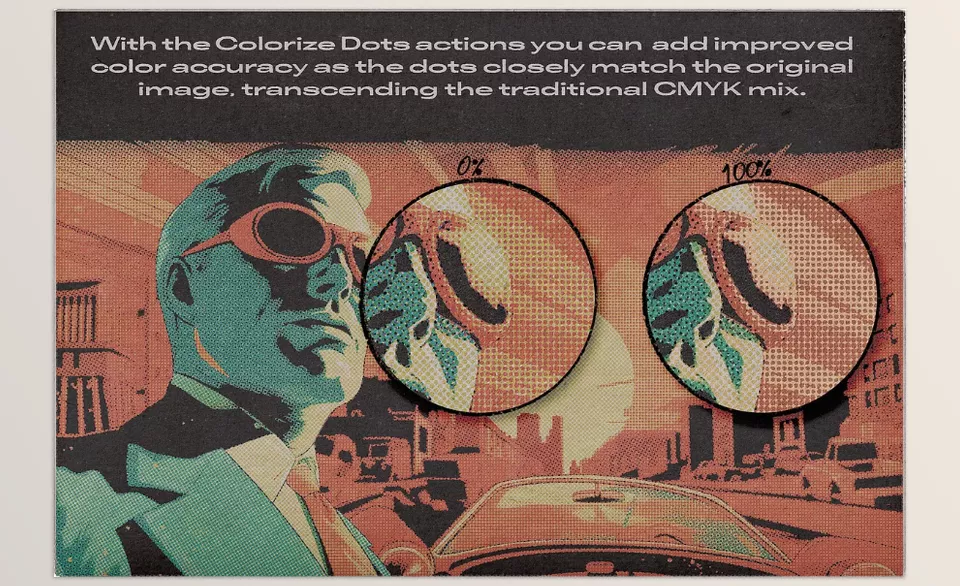 Creative Market - True Cmyk Halftone - Bold dots, vibrant colours, and endless creativity – bring your artwork to life with dynamic halftone textures.