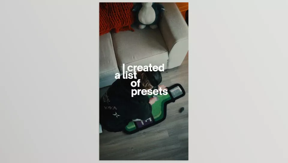 The Minimal Preset Pack - Achieve a standout or unique look by using these B-roll swiveling distinct overlays of B-roll footage.
