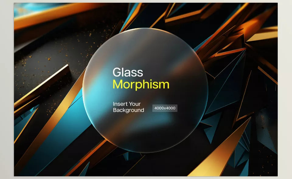 Pixelbuddha - Glass Morphism Frosted Mockups - Provide unmatched realism while being bold with your creations.