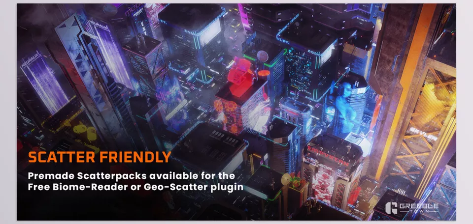 Elevate your projects with state-of-the-art graphics and cyberpunk aesthetic lighting.