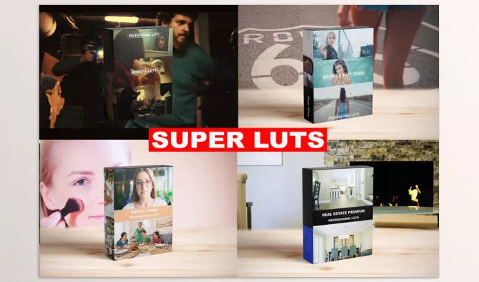 creativefabrica – LUTs Super LUTs for BMPCC and Sony S-LOG Graphic Download