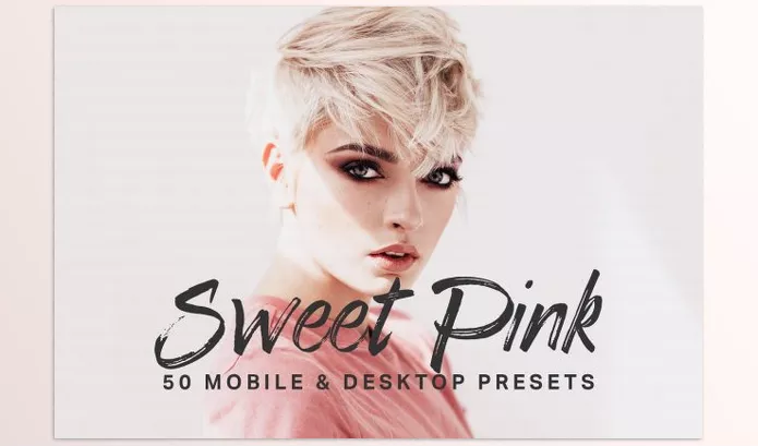 Creative Market – 50 Sweet Pink Lightroom Presets LUTs Download 4435853