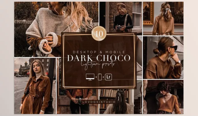 Creative Market – DARK CHOCO Lightroom Presets Download 5908354
