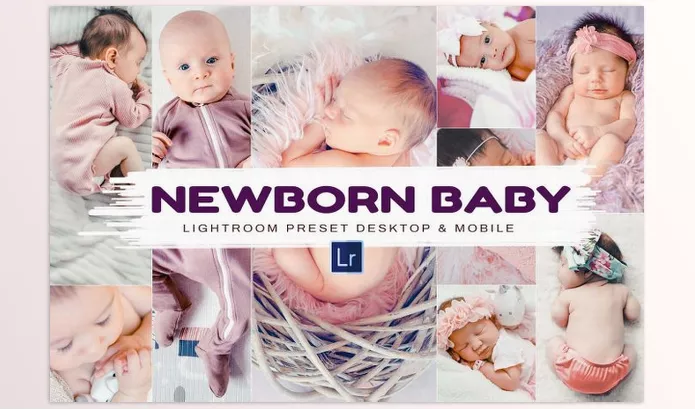 Creative Market – 10 Newborn Baby Lightroom Presets Download 5878537
