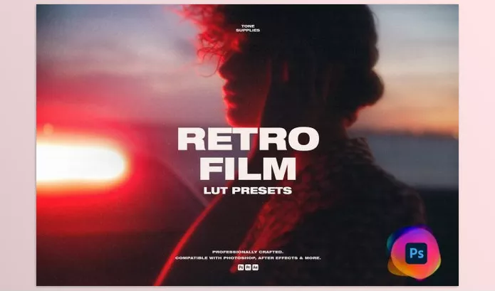 Creative Market – Retro Film LUT Presets Photoshop Download 6182608