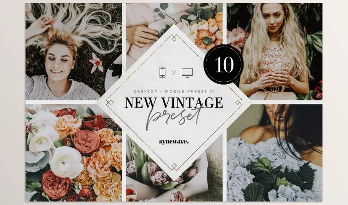 Creative Market – New Vintage Lightroom Preset Bundle Download 5251230