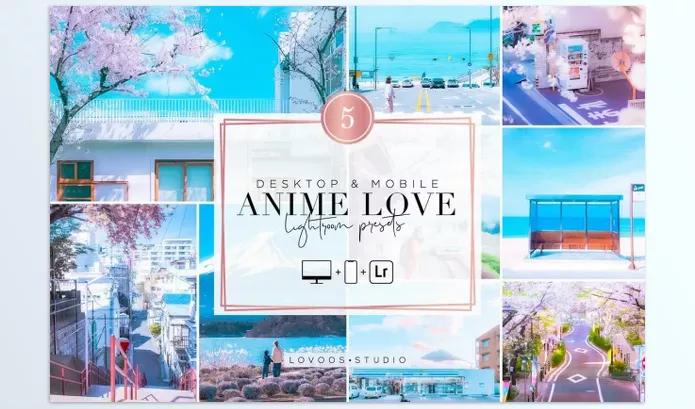 Creative Market – ANIME LOVE – Lightroom Presets Download 6351362 (Mob, Desk)