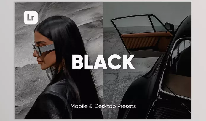 Creative Market – 5 Black Lightroom Presets Download 6453389 (Mob, Desk)