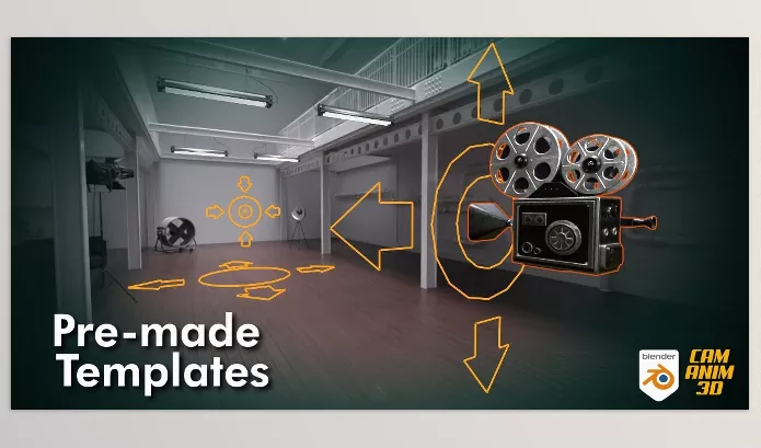 Blender – Cam Anim 3D v5 Download (Collection Of Camera Movements)