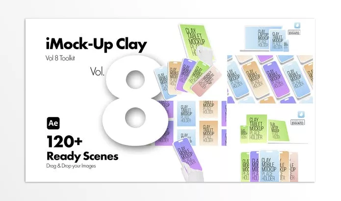 Videohive – iMock Up Vol 8 Clay Toolkit Download 50501139