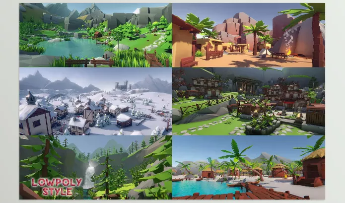 Unity Asset – Lowpoly Style Ultra Pack Download v1.21