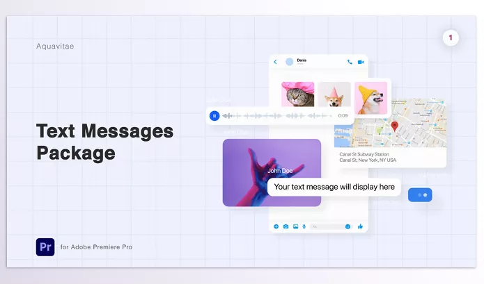 Videohive – Text Messages Package l MOGRT for Premiere Pro Download 27957120