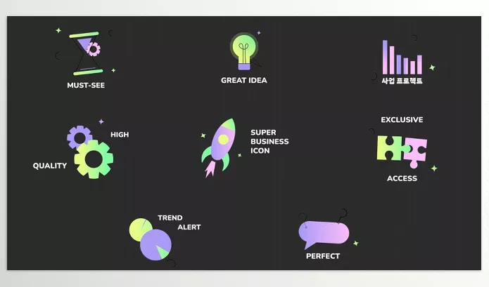 Videohive – Business Icons And Titles for After Effects Download 52543651
