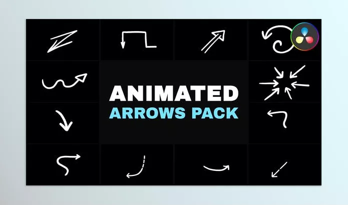 Videohive – Animated Arrows Highlighters Pack DaVinci Resolve Download 52659922