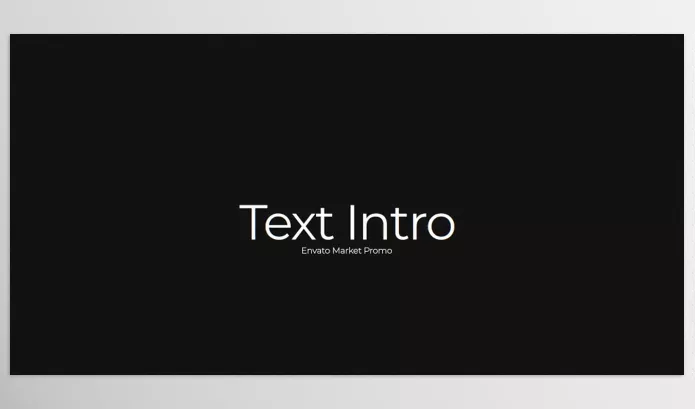 Videohive – Text Intro Download 53237306