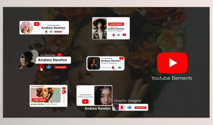Videohive – Youtube Elements Download 52602248