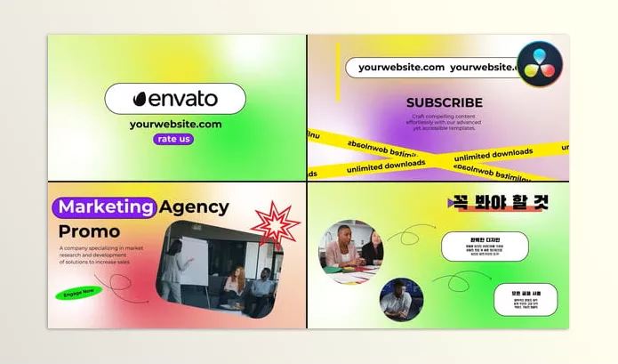 Videohive – Marketing Agency Promo for DaVinci Resolve Download 53327585