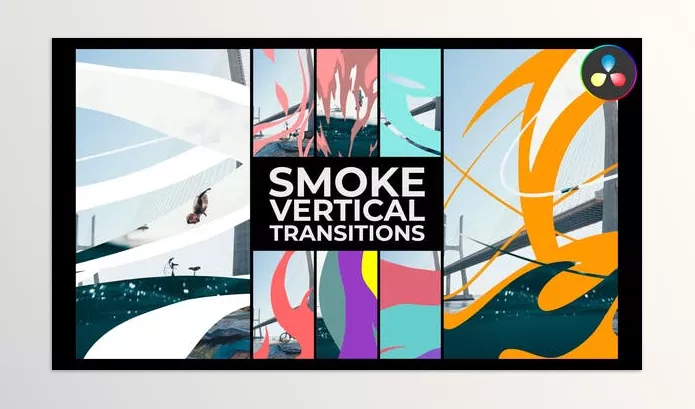 Videohive – Smoke Vertical Transitions DaVinci Resolve Download 52725140