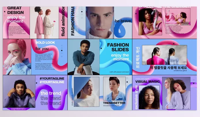 Videohive – Gradient Fashion Slides for After Effects Download 53551834